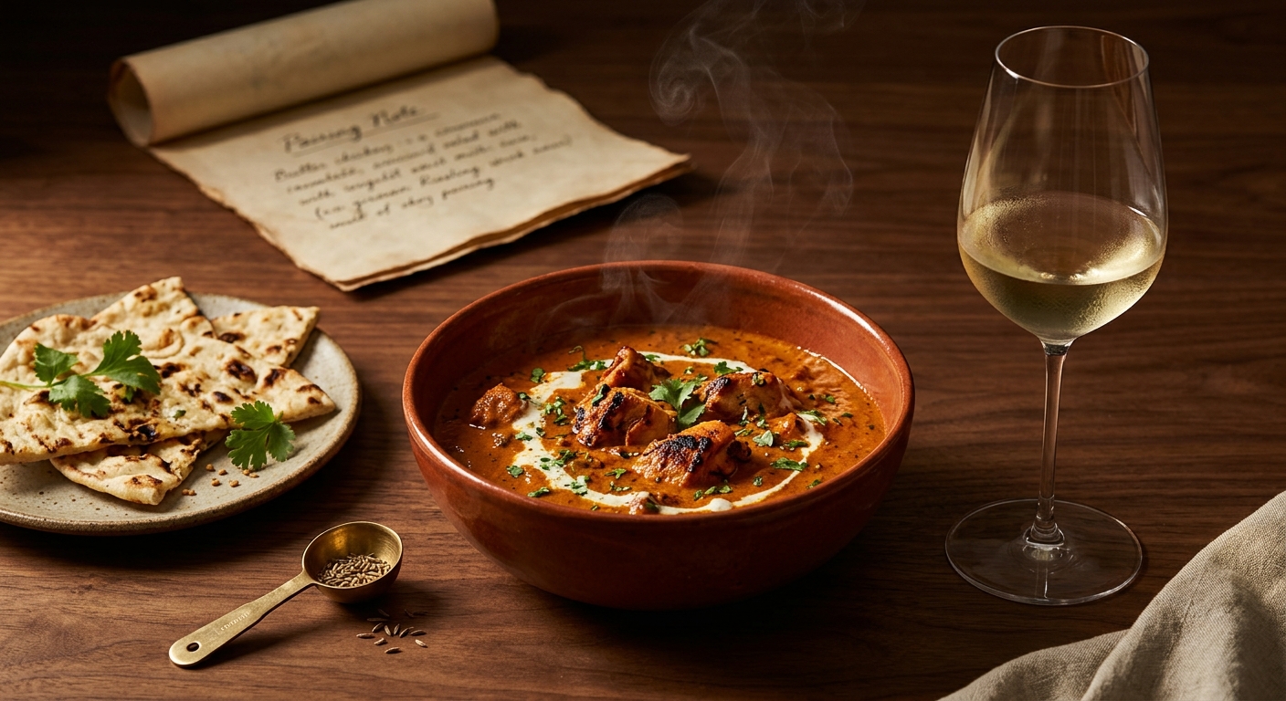 The Varietal-First Guide: Pairing Butter Chicken